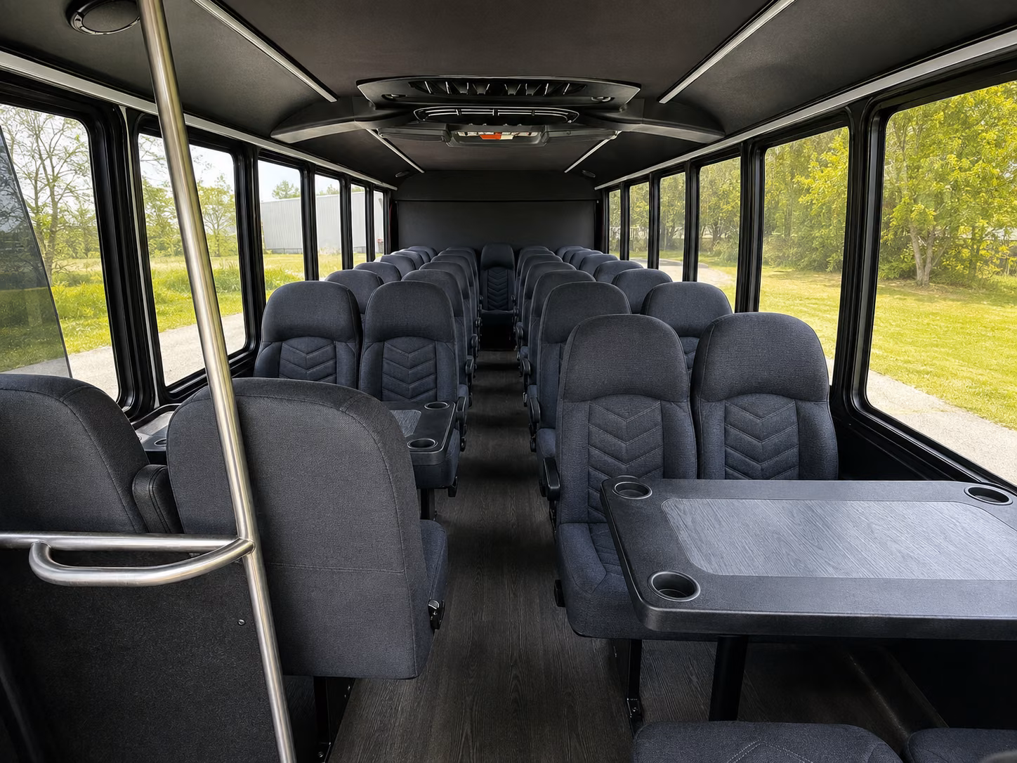 brooklyn park 18 passenger minibus inside