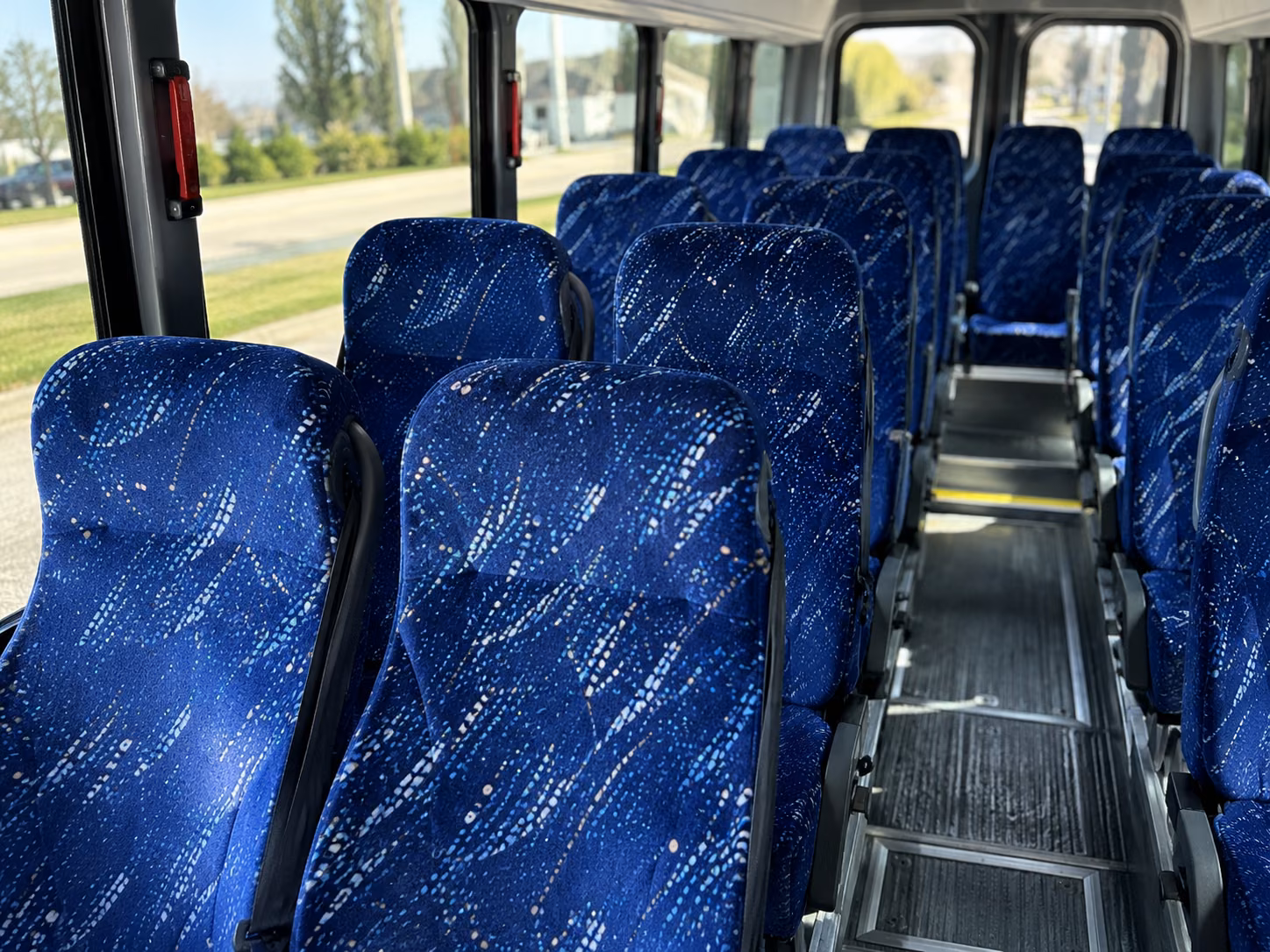brooklyn park 18 passenger minibus interior