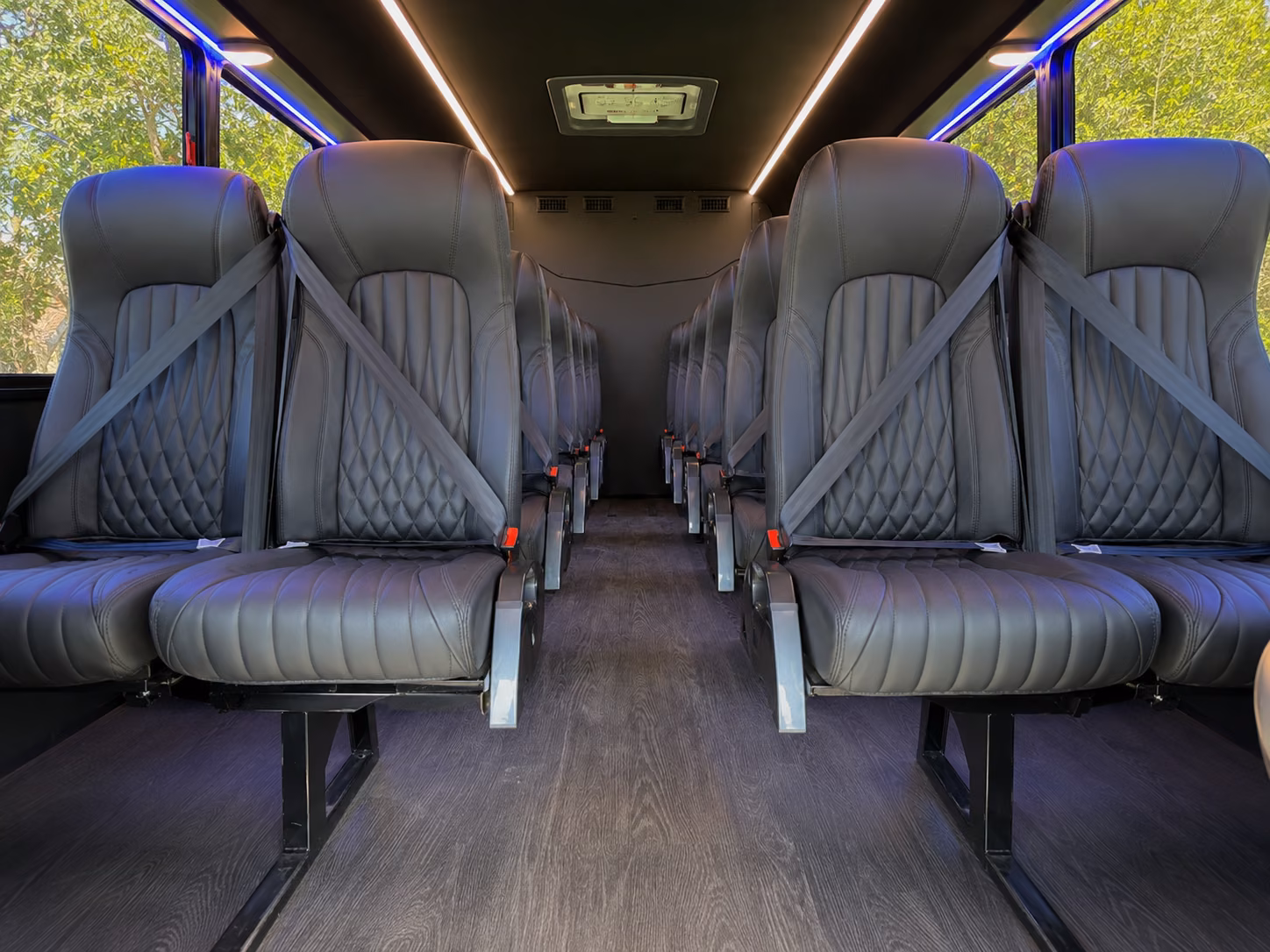 brooklyn park 20 passenger minibus inside