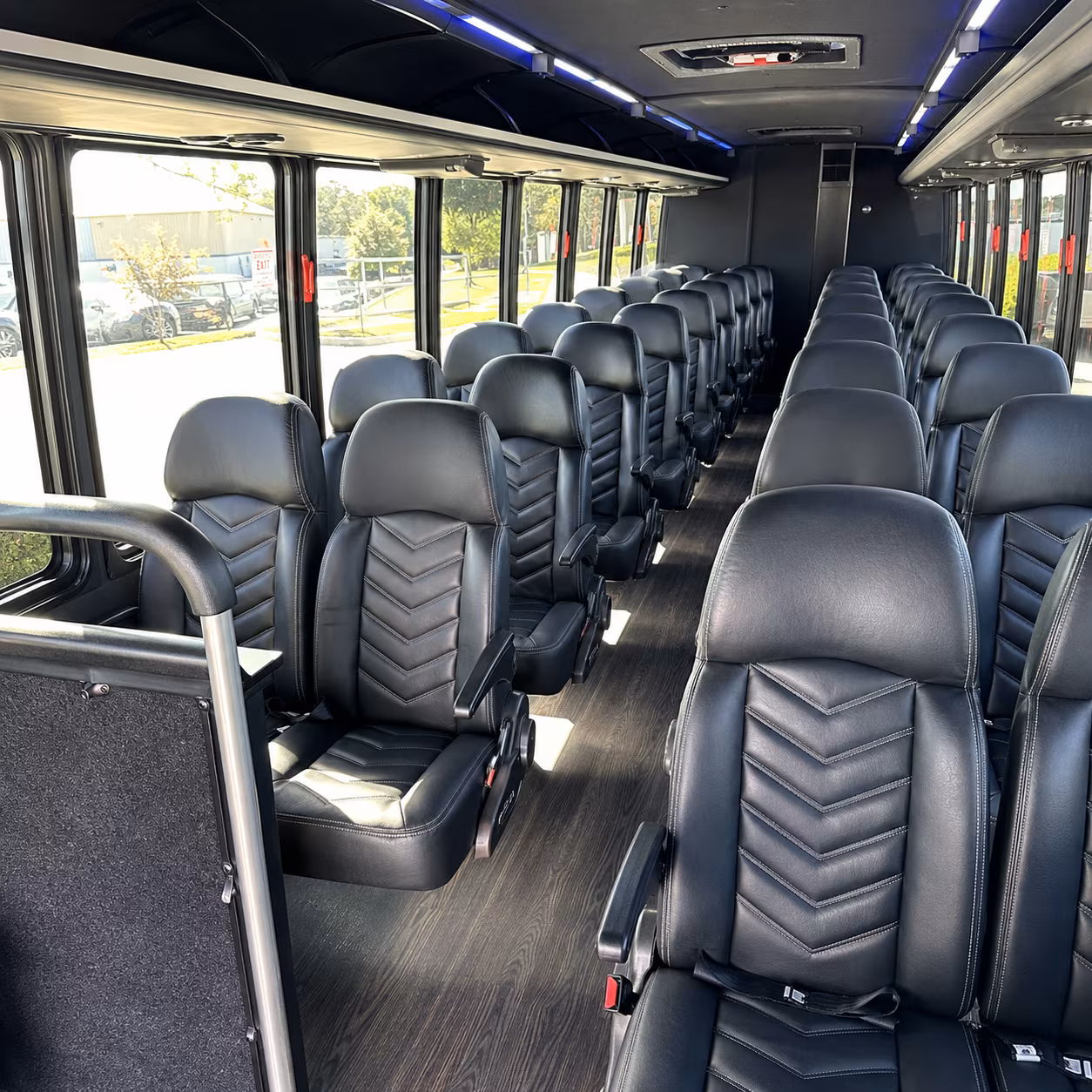 brooklyn park 25 passenger minibus inside