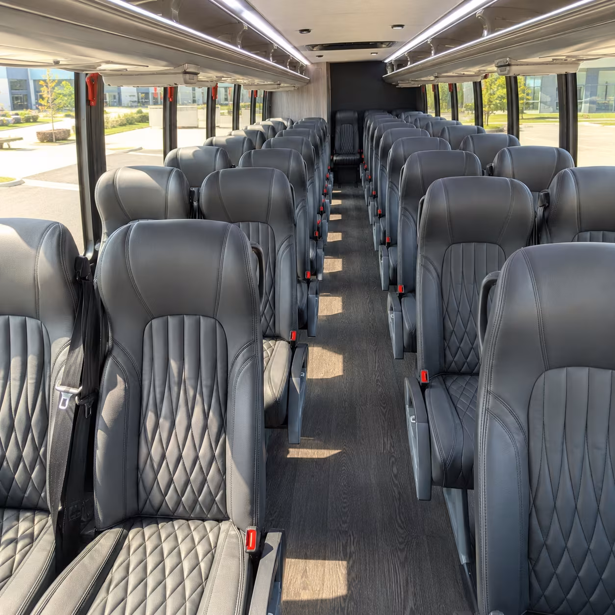 brooklyn park 30 passenger minibus interior