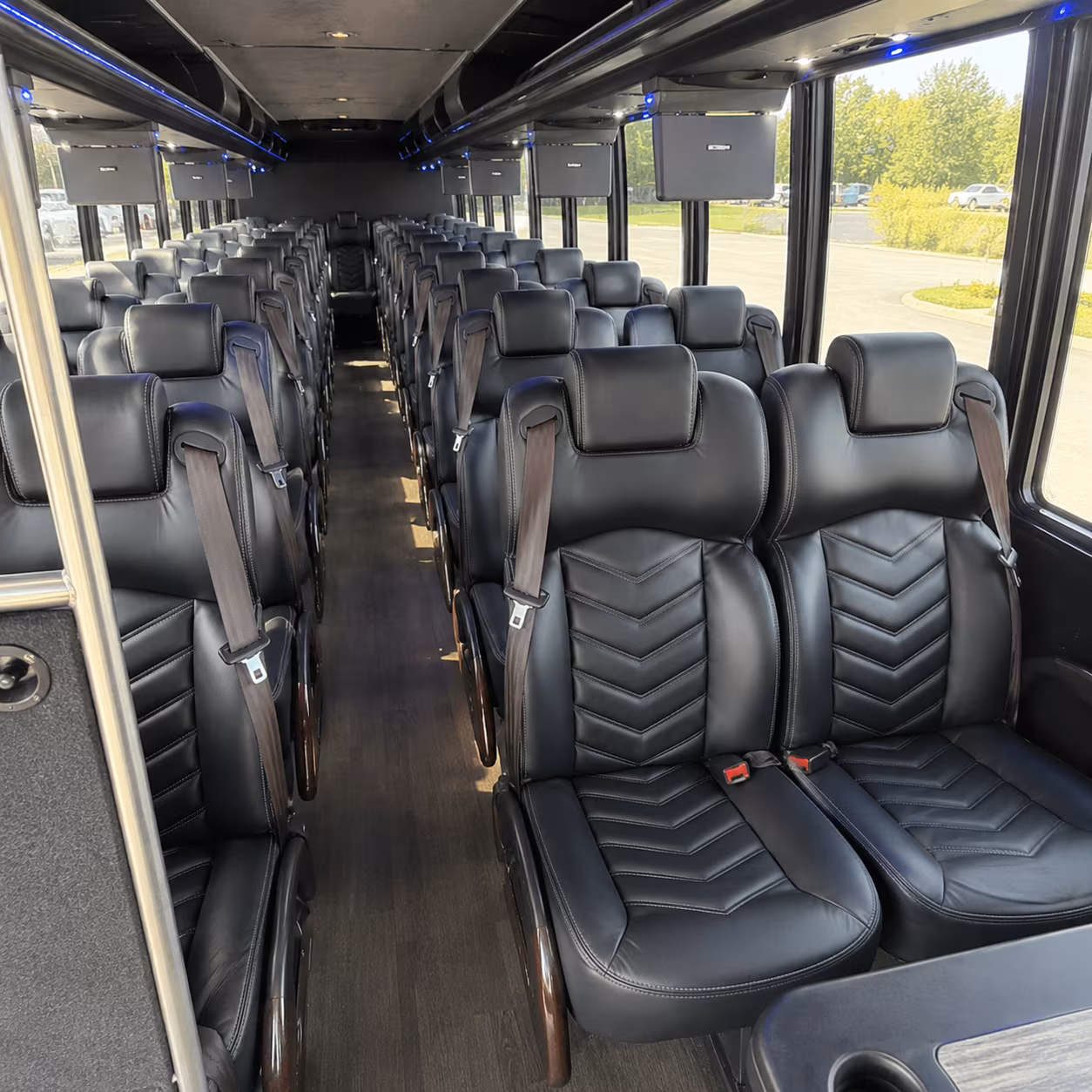 brooklyn park 35 passenger minibus inside